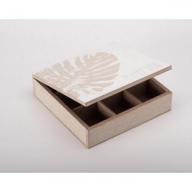 Caja De Te Palmera Dorada - Beige