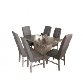 Antecomedor Sacramento 6 Sillas - Gris