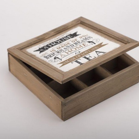 Caja Madera Tea Home - Café