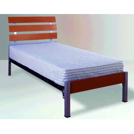 Cama 319CT Individual - Platino y Cerezo