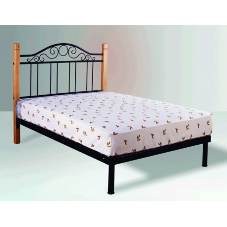 Cama 725T Individual - Negro y Miel