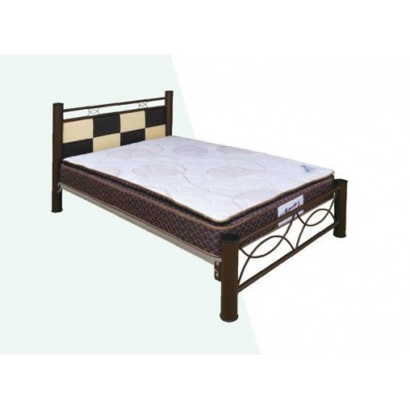 Cama Individual Quadra - Tabaco