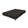 Base Queen Size Tapizada - Chocolate