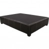 Base Tapizada Queen Size - Chocolate