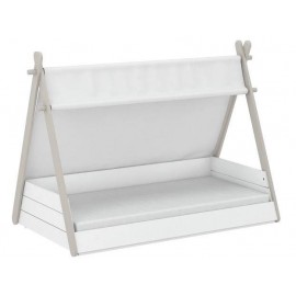 Cama Infantil Estland Blanco Y Beige