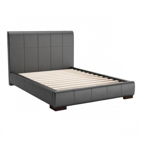 Cama Modelo Amelie Matrimonial Black - Negro