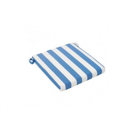 Cojin (Asiento) Para Exterior Nautical - Azul Y Blanco