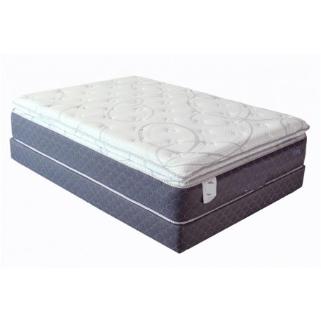 Colchon Nina Individual - Gris y Blanco