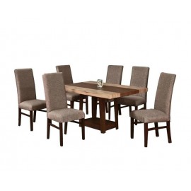 Comedor  6 Sillas Laurie - Tabaco