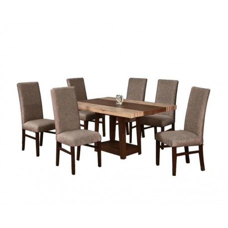 Comedor  6 Sillas Laurie - Tabaco