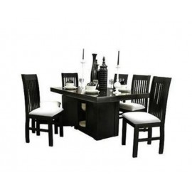 Comedor Leon 6 Sillas - Chocolate