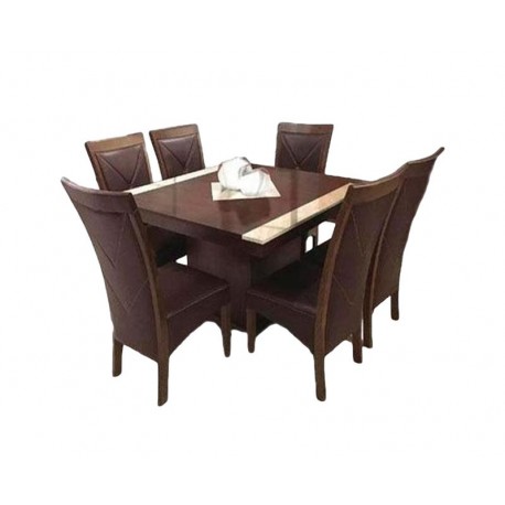 Comedor Monclova 6 Sillas - Tabaco